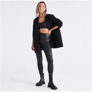 Knix x Bird's Papaya Women's High Rise Sculpt Contour Waist Black Leggings XL